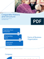 Lesson 1 Corporate History and Structure