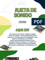 Tarjeta de Sonido