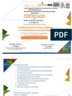 Certificado de MODIFICAR