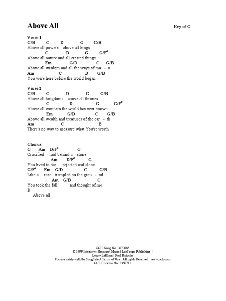 Songbook Chords PDF