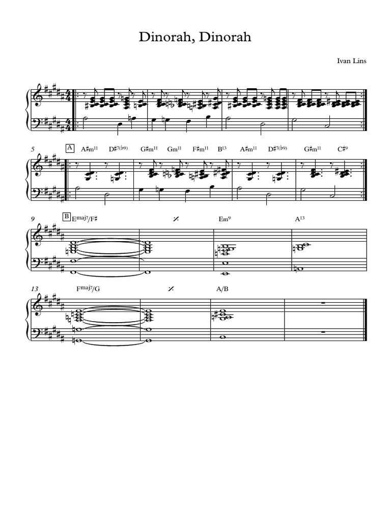 Dinorah - Ivan Lins | PDF