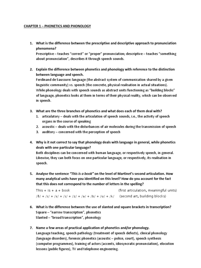 Phonetics & Phonology Guide | PDF | Vowel | Phoneme