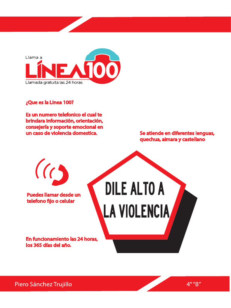 Afiche Comu Linea 100 | PDF