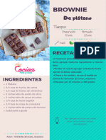 Brownie de Plátano