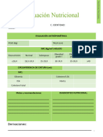 Evaluacion Nutricional