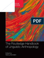 The Routledge Handbook of Linguistic Anthropology