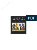 Susan Gal and Judith T. Irvine - Signs of Difference_ Language and Ideology in Social Life-Cambridge University Press (2019)