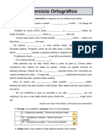 2.exercício Ortográfico