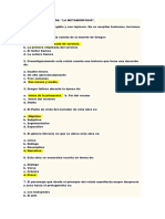 Control de Lectura La Metamorfosis