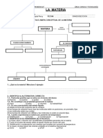 Ficha de Trabajo de Ciencia y Materia