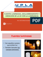 3.-Fuentes Luminosas Deslumbramiento Variacion de La Av Con La Luminancia