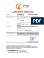Certificado Ensayo Vip FR M2
