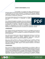 Decreto Departamental 423