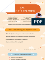 The Art of Being Happy - SS - Unit 1