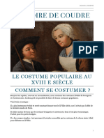 Costume Populaire Au 18e