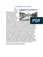 Historia Breve Del Fútbol y Sus Técnicas Fundamentales