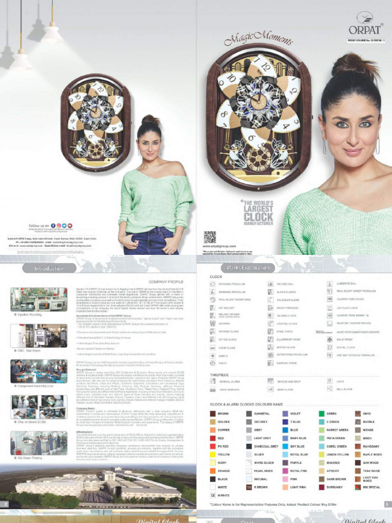 ORPAT Clock Catalogue PDF