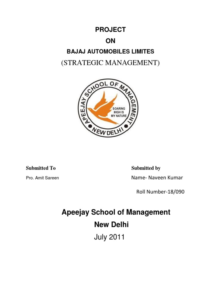 Introduction Of Bajaj Automobiles Pdf Motorcycle Affirmative Action