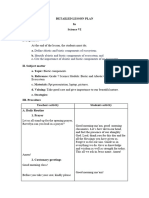 DETAILED LESSON PLAN Science VI