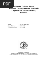 Download RDSO Training Report Wagon by Gaurav Pathak SN68112358 doc pdf