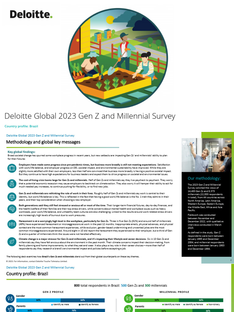 Brazil's Gen Z and Millennial Insights 2023 | PDF | Cost Of Living ...