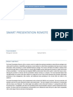 Smart Presentation Remote: Preliminary Design Report 27 JANUARY 2011