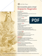 Poster Espacio Sagrado