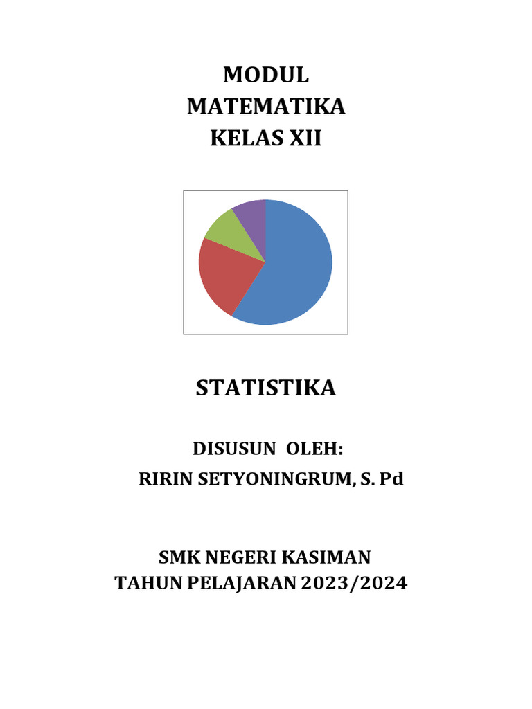 Statistika untuk Kelas XII SMK | PDF