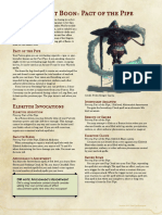 Warlock Pact Boon - Pact of The Pipe - The Homebrewery