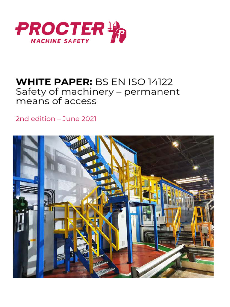 BS EN ISO 14122 White Paper 2021 | PDF | Ladder | Safety