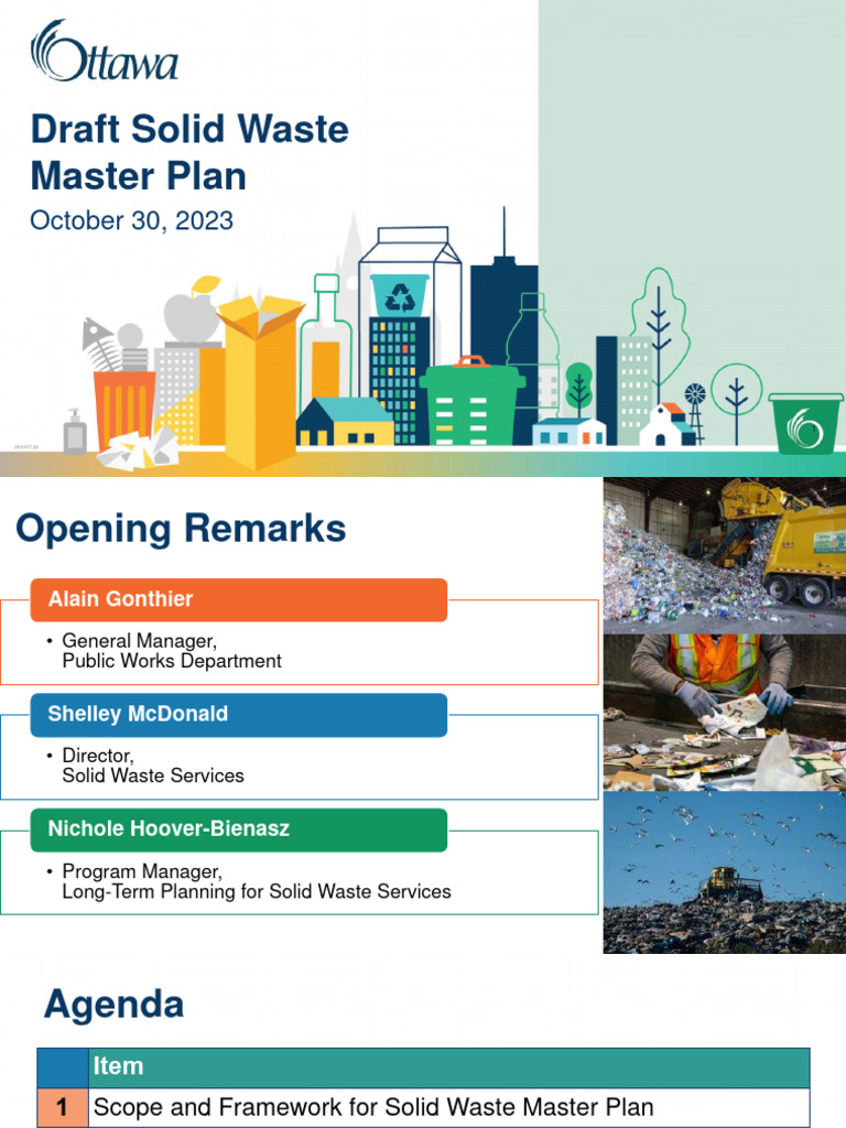 City of ottawa draft solid waste master plan pdf