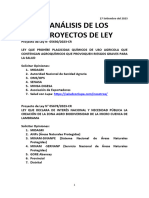 ANALISIS Proyecto de Ley