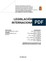 Legislación Internacional. Gen. Drogas