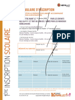 Formulaire 1ere Inscription 2021 Interactif