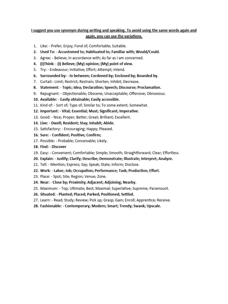 synonym-for-speaking-pdf