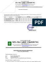 Lap Absen Finger MTs Ma'arif - Agustus 2023