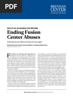 Ending Fusion Center Abuses