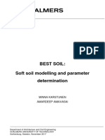Soft Soil Modelling and Parameter Determination