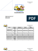 Calendarizacion - Medio