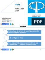 Proyecto de Reforma Ley 43 de 1990 Panel Universidad de Pamplona