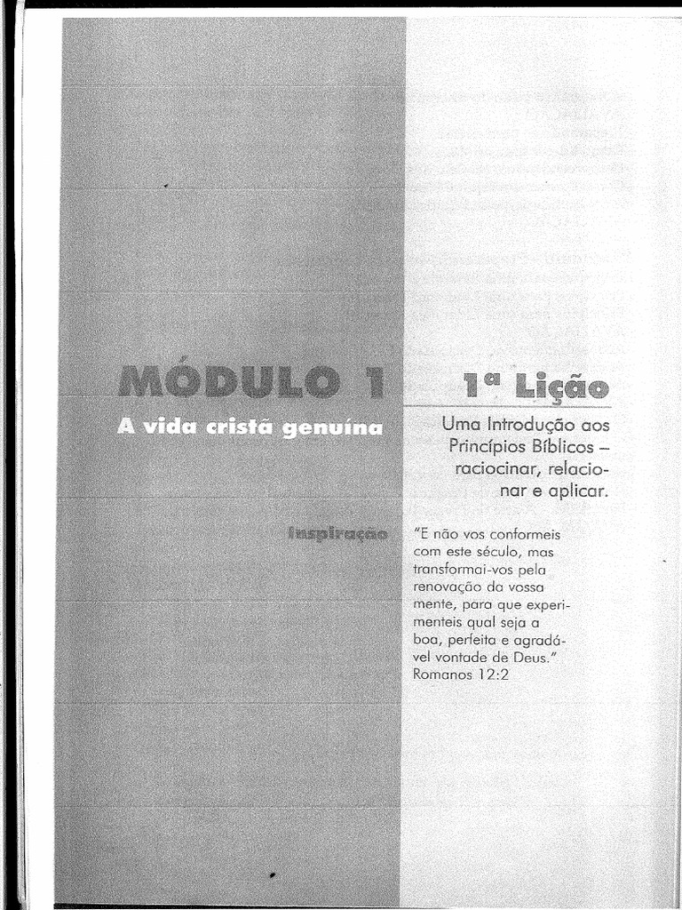 Aula 1 2 Escola De Lideres Módulo 1 Pdf
