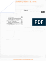 Daihatsu YRV Service Manual - Clutch