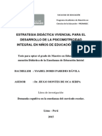 2015 Paredes Estrategia Didáctica Vivencial para El Desarrollo de La Psicomotricidad Integral