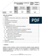 CP-PR-01 Procedimiento de Compras y Gestión de Proveedores
