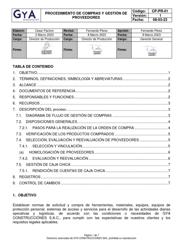 Gestión de Compras y Proveedores | PDF | Calidad (comercial) | Presupuesto