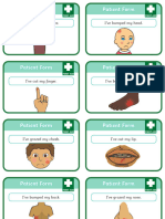 T TP 1654025480 First Aid Role Play Patient Cards - Ver - 2