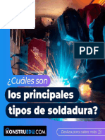 Cuáles son los principales tipos de soldadura