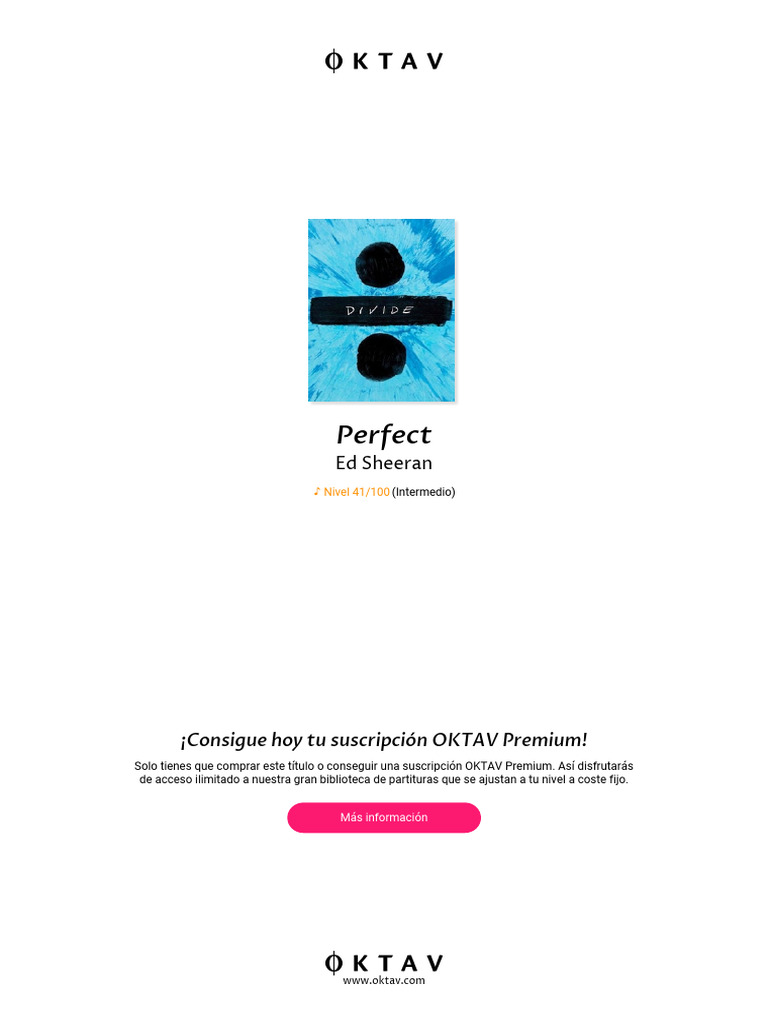 Perfect Ed Sheeran PDF