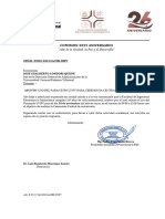 Oficio Nº001-2023-CA-FIEI-UNFV A DIGA Uso Del Paraninfo Ceremonia Aniversario