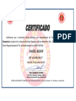 Certificado de Brigada